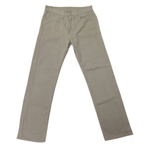 Levi's Warm Jeans Mens 28x29 Brown Cotton Blend Straight Soft 505 Work Outdoor